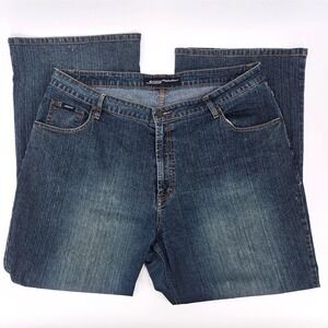 Squeeze Jeans Stephen Hardy Y2K Wide Leg Flare High Rise Stretchy Baggy